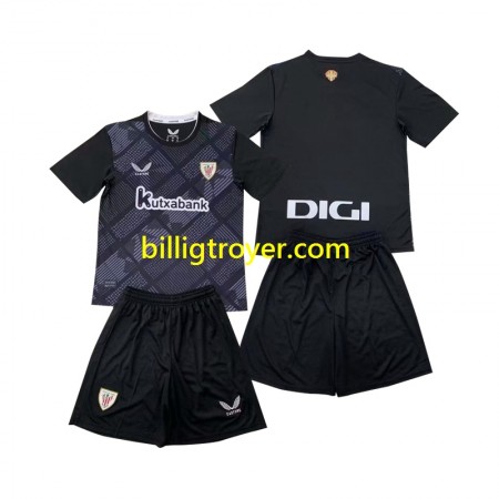 Billige Fotballdrakter Athletic Bilbao Keeper Barn Hjemmedraktsett 2024/25 Kortermet